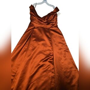 Davids bridal off the shoulder ball gown